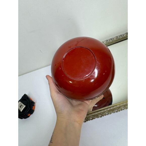 Vintage NYK Shipping Line Japanese Lacquer Powder Bowl, Trinket Box - Picture 6 of 8